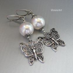 kolczyki,z perłami - Kolczyki - Biżuteria