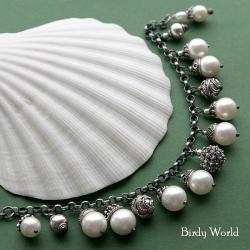ekskluzywna,orientalna bransoletak z perłami - Bransoletki - Biżuteria