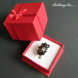 elagancki,romantyczny pierścień,prezent biżuteria - Pierścionki - Biżuteria