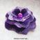 Broszki broszka filcowy kwiat,fioletowa
