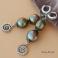 Kolczyki orientalne kolczyki z perłami