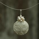 Naszyjniki perłowy motyl,delikatny,romantyczny naszyjnik