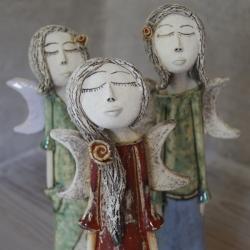 figurka,anioł, - Ceramika i szkło - Wyposażenie wnętrz
