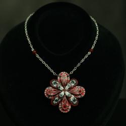elegancki naszyjnik,z kamieniami,kobiecy - Naszyjniki - Biżuteria