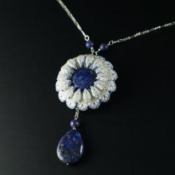 elegancki,z lapisem lazuli,oryginalny - Naszyjniki - Biżuteria