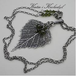 ekskluzywny naszyjnik,unikatowy,liść,z liściem - Naszyjniki - Biżuteria