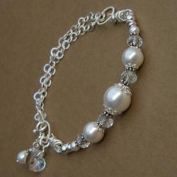 elegancka perlowa bransoletka - Bransoletki - Biżuteria