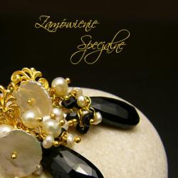 kolczyki małe,z perłą,keshi,na srebrze,nehesi - Kolczyki - Biżuteria
