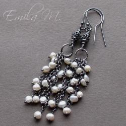 Kolczyki z perłami - Kolczyki - Biżuteria
