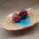 Ceramika i szkło niebieska patera,na owoce,ceramika używkowa