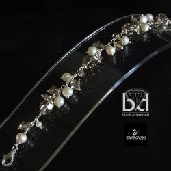 Bransoleta z perłami Swarovski - Bransoletki - Biżuteria
