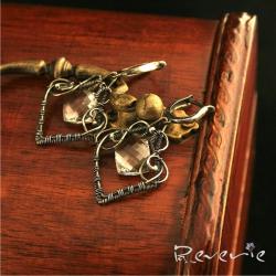 romantyczne,wire-wrapping,oksydowane,wieczorowe - Kolczyki - Biżuteria