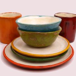 talerzyki,komplet talerzy,zastawa,naczynia - Ceramika i szkło - Wyposażenie wnętrz