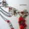 Naszyjniki wire-wrapping,ozdobny,organiczny,czerwony,Art Clay
