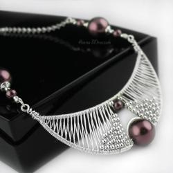 wisior z perłą,magiczny,ekskluzywny,duży - Naszyjniki - Biżuteria