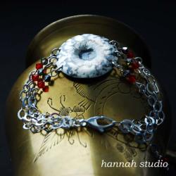niezwykła,ekskluzywna bransoleta,srebro - Bransoletki - Biżuteria