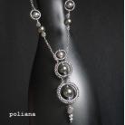 Wisiory orientalny wisior,perły,wire-wrapping,elegancki,