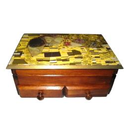 komódka,drewniana,ekskluzywna,Klimt - Pudełka - Wyposażenie wnętrz