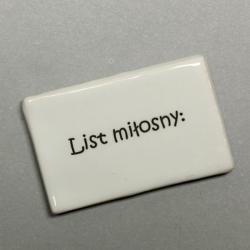 Magnes - List miłosny - Magnesy na lodówkę - Wyposażenie wnętrz