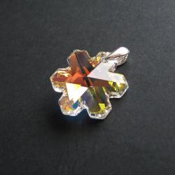 wisiorek Swarovski,śnieżynka - Wisiory - Biżuteria