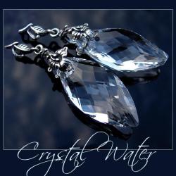 kolczyki z navette crystal Swarovskiego - Kolczyki - Biżuteria