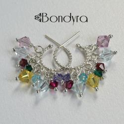 kolczyki,srebro,swarovski,eleganckie - Kolczyki - Biżuteria