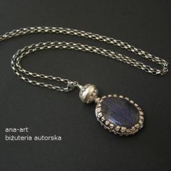 egzotyczny naszyjnik,elegancki,lapis lazuli - Naszyjniki - Biżuteria