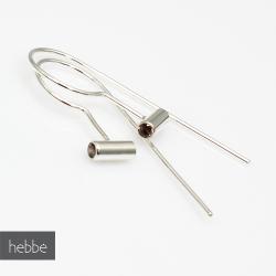 minimalistyczne,proste,kolczyki z curkonią - Kolczyki - Biżuteria