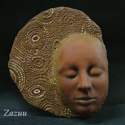 ceramiczna,egzotyczna,maska,twarz - Ceramika i szkło - Wyposażenie wnętrz