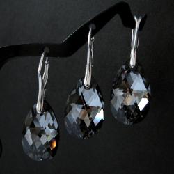 Swarovski Crystal Silver Night i srebro komplet - Komplety - Biżuteria