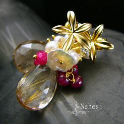 kolczyki z perłą,sztyfty,nehesi - Kolczyki - Biżuteria