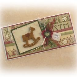 kartka,Boże Narodzenie,pierniczek,retro,święta, - Kartki okolicznościowe - Akcesoria