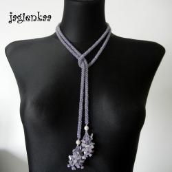 Lariat efektowny i eksluzywny naszyjnik do golfu – artystyczne rękodzieło