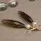 Kolczyki eleganckie kolczyki,z perłą,kobiece,srebro