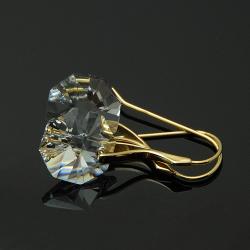 błyszczące kryształki Swarovski octagon - Kolczyki - Biżuteria