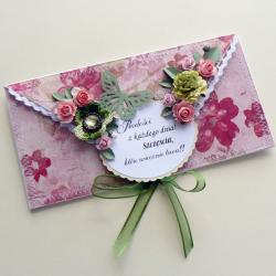 kopertówka,motyle,urodziny,kwiaty,życzenia,18 - Kartki okolicznościowe - Akcesoria