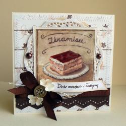 życzenia,czekolada,słodkie,urodziny,imieniny - Kartki okolicznościowe - Akcesoria