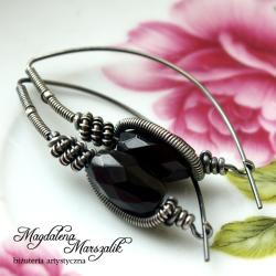 Eleganckie kolczyki wire wrapping - Kolczyki - Biżuteria