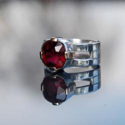 pierścionek z naturalnym rubinem,ekskluzywny, - Pierścionki - Biżuteria