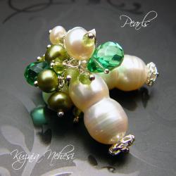 delikatne,małe,z perłą,na sztyftach - Kolczyki - Biżuteria