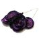 Naszyjniki romantyczna ozdoba,fiolet,kwiaty,naszyjnik,broszka
