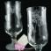Ceramika i szkło romantyczne szklanki,z orchideą,ze storczykami