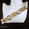 Bransoletki srebrna bransoleta z bursztynami i perłami