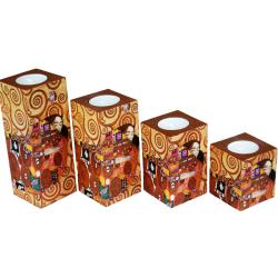 świeczniki,drewniane,ekskluzywne,Klimt - Świeczniki - Wyposażenie wnętrz