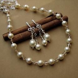 perlowa,kreatywna bizuteria - Komplety - Biżuteria