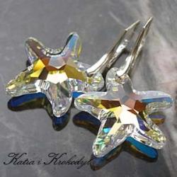 ekskluzywne kolczyki,gwiazki,Swarovski Starfish - Kolczyki - Biżuteria