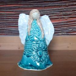 ceramika,anioł,aniołek,figurka artystyczna - Ceramika i szkło - Wyposażenie wnętrz