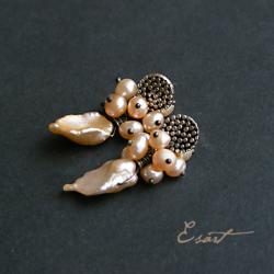kolczyki perłowe,elegrackie,leciutkie - Kolczyki - Biżuteria