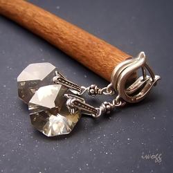 kolczyki z kryształem Swarovskiego - Kolczyki - Biżuteria