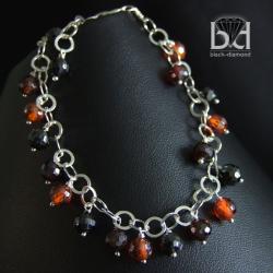 bransoletka na łańcuszku z cyrkoniamii - Bransoletki - Biżuteria